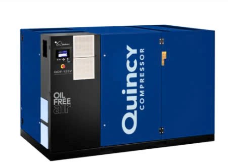 Máy nén trục vít không dầu QOF Quincy 55-400kw